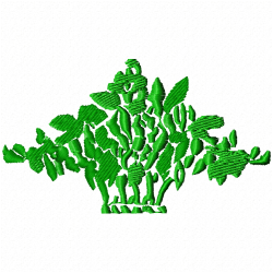 Flowers And Tree Embroidery Design 4 Flowers And Tree Embroidery Design 4